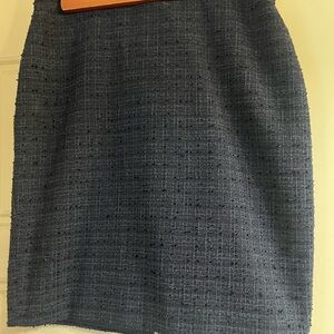 Ann Taylor Blue Pencil Skirt